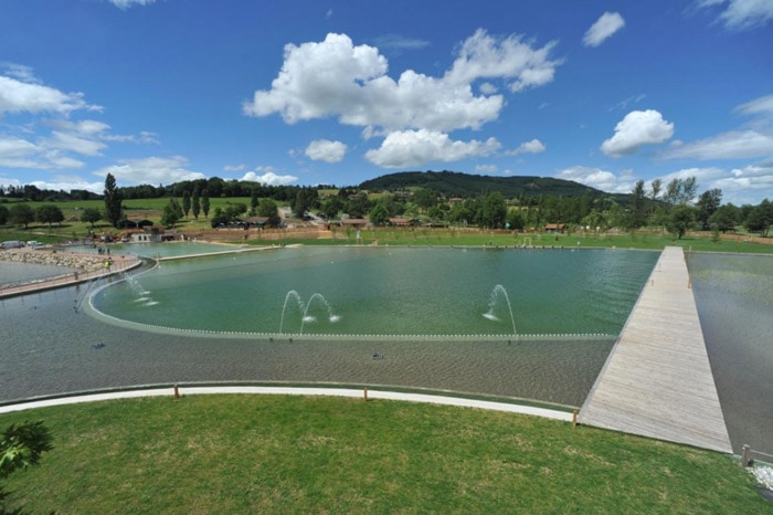 Piscine naturelle de Cublize. Capture d'écran