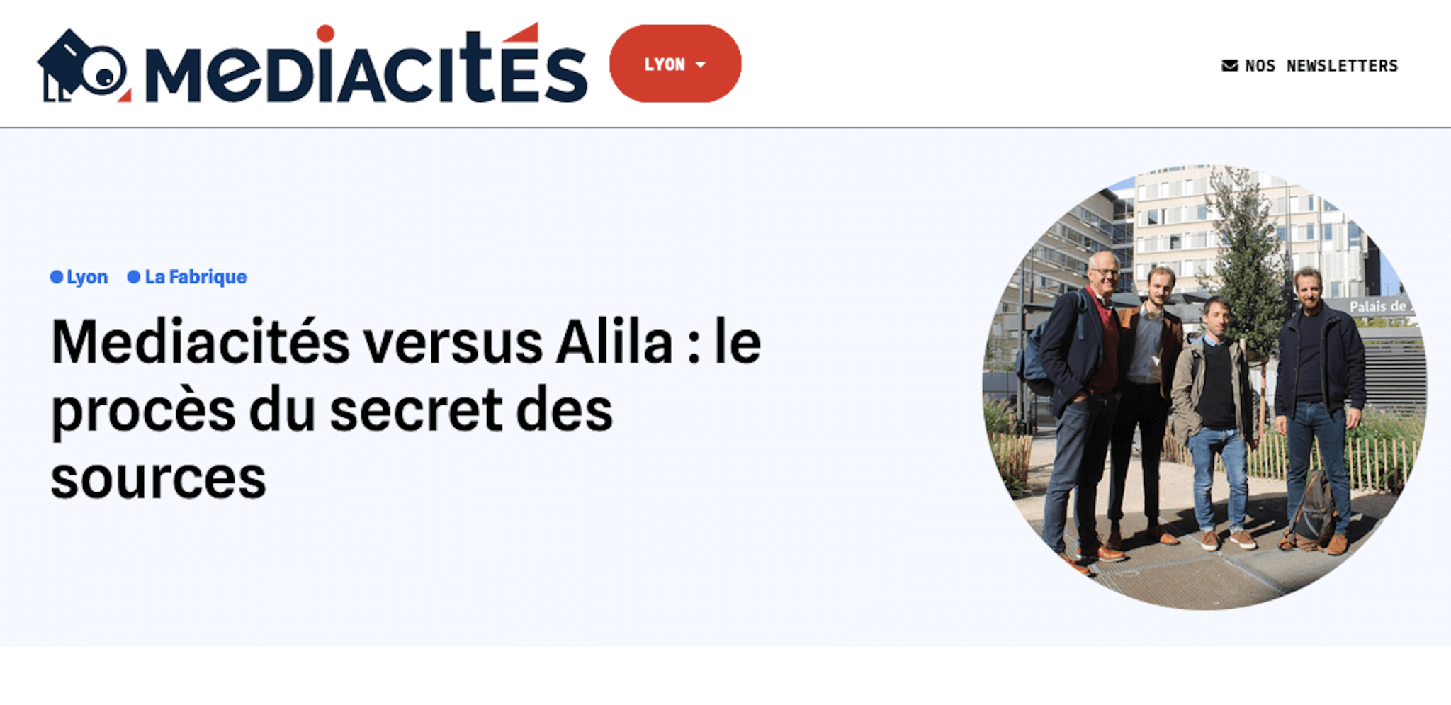 Hervé Legros, PDG d'Alila, a intenté un procès en diffamation contre Mediacités. Le média d'investigation a été relaxé. ©Capture d'écran Mediacités