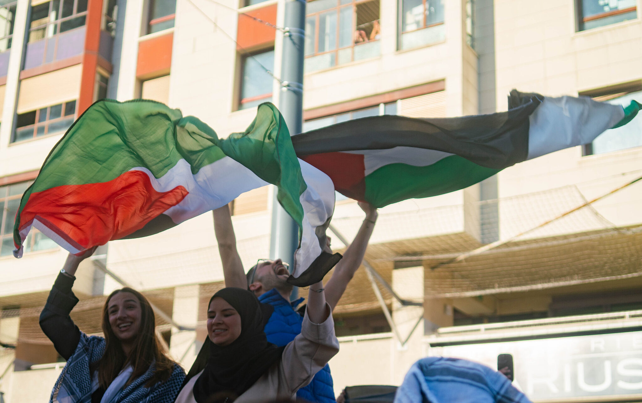 Manifestation Palestine, nasse métro