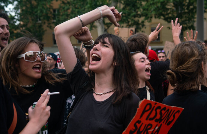 Manifestation contre l'extrême droite à Lyon, 19 juin