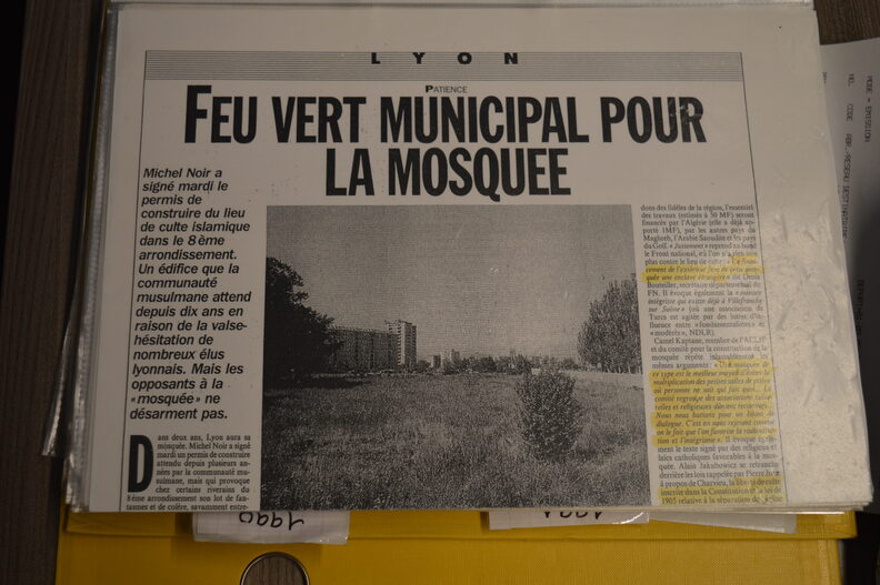 archives presses IFCM mosquée Lyon